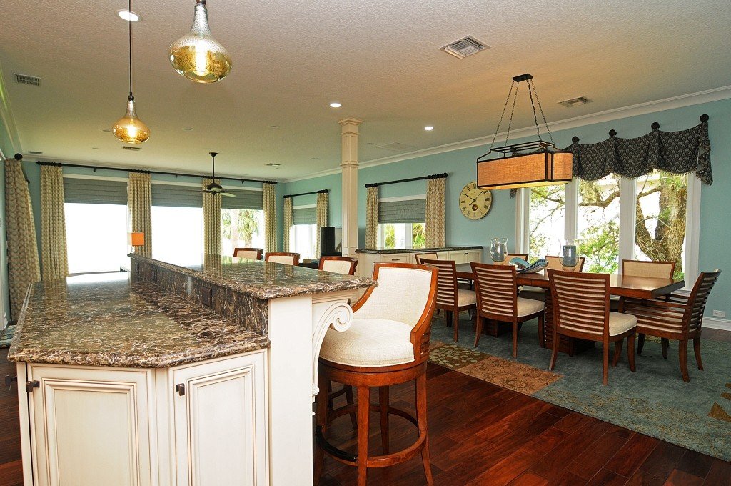 Old World Elegance kitchen and dining designed by Mia Bella Designs, Tampa Bay, Florida, view 3