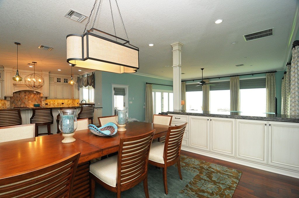 Old World Elegance dining room designed by Mia Bella Designs, Tampa Bay, Florida, view 4