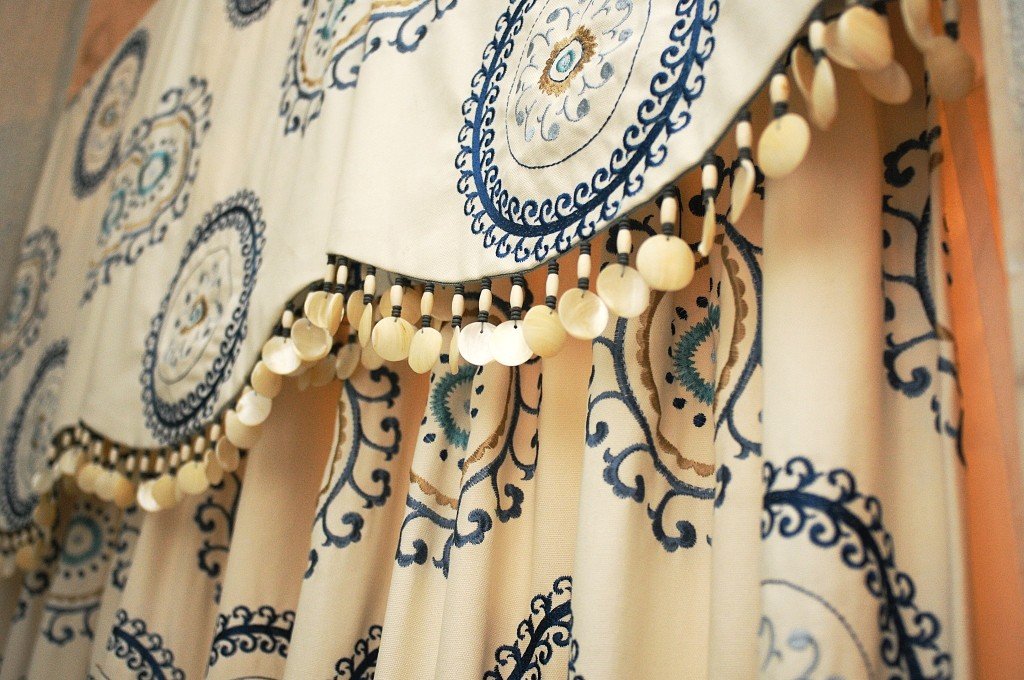 Old World Elegance custom valance detail designed by Mia Bella Designs, Tampa Bay, Florida, view 11